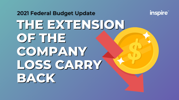 Federal Budget: The Extension of the Company Loss Carry Back