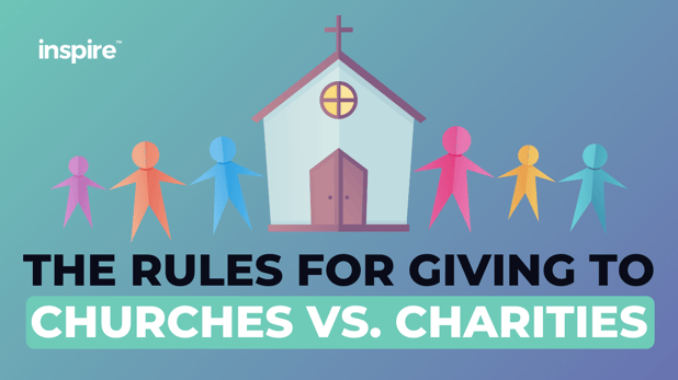 The Rules For Giving To Churches Vs. Charities